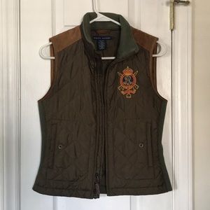 Ralph Lauren army green vest